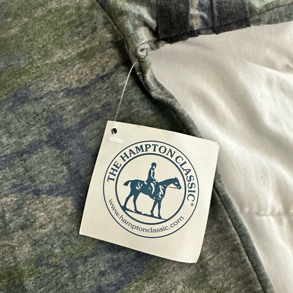 NWT hamptons classic southampton equestrian horse show camo ringer t-shirt - Picture 4 of 7
